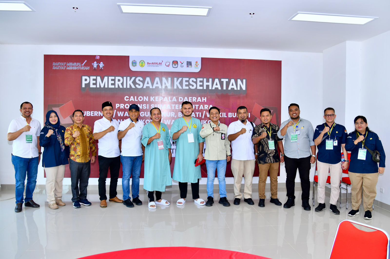Pilkada Batu Bara: Zahir-Aslam Jalani Pemeriksaan Kesehatan