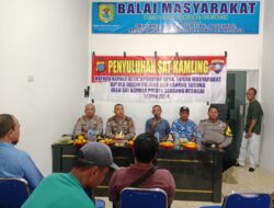 Polres Sergai Gelar Penyuluhan Sat Kamling di Desa Pekan Tanjung Beringin