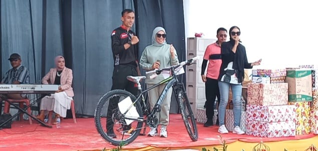 Sambut HUT Ke - 79 RI, Pemkab Sergai Gelar Fune Bike
