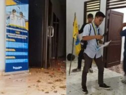 Gawat !Gegara Kades Bimtek Kejogyakarta,PMII Serak Tai sapi di kantor PMD Asahan