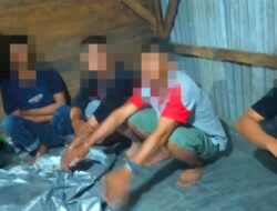 Polsek Air Joman Asahan Sikat 5 orang pemain Dadu Kopyok