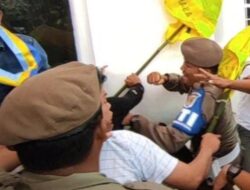 Mahasiswa Islam Indonesia (PMII) mendapatkan mendapatkan jotosan dari oknum petugas satpol PP Asahan