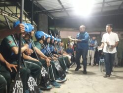 Sebelum Menuju Aceh, Tri Aji dan Soekirman Tepung Tawari Atlet Arung Jeram PON Sumut