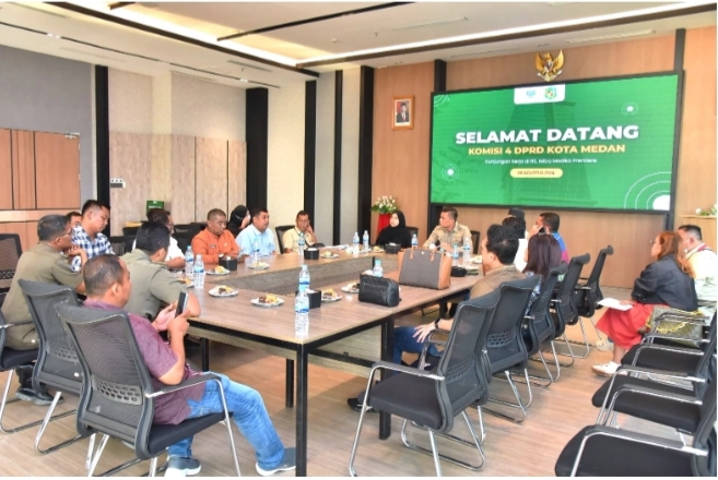 Komisi 4 DPRD Medan Kunker ke RS Mitra Medika Terkait PBG, Amdal dan Limbah B3