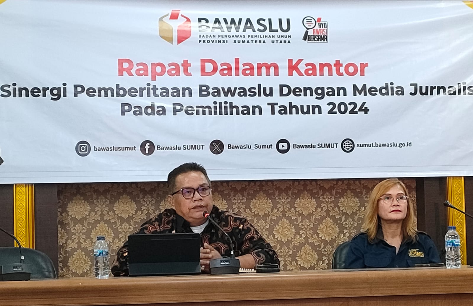 Bawaslu Sumut Perkuat Sinergitas Dengan Media Sukseskan Pilkada 2024.Sama-Sama Kita Cegah Hoaks