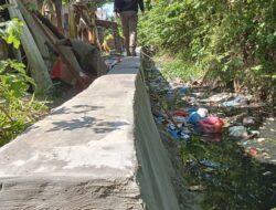 Turap di Desa Perkebunan Sei Dadap I/II dusun VI Asahan diduga asal jadi dan ajang korupsi