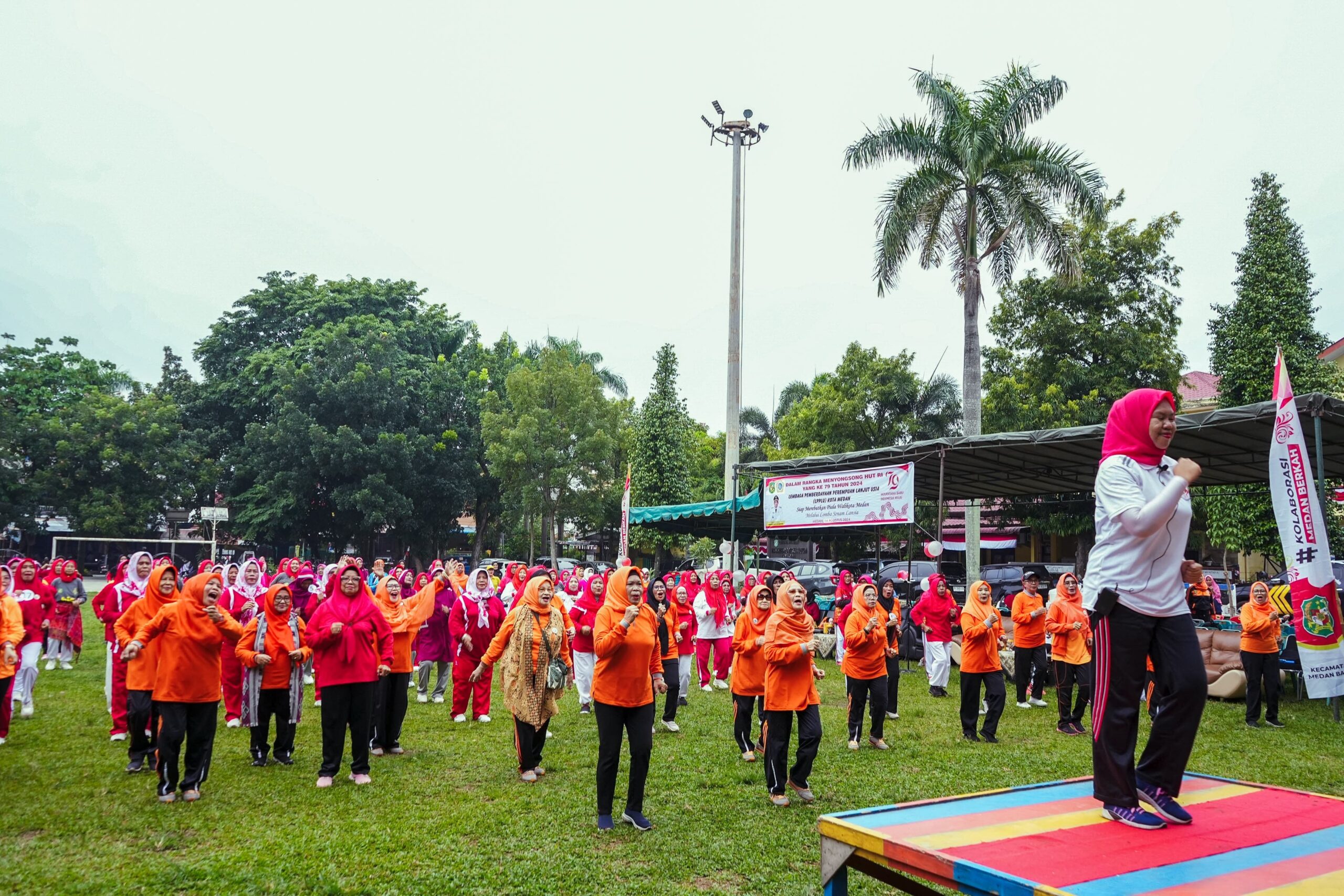 Pemko Medan Apresiasi Lomba Senam Lansia