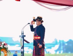 Berbusana Adat Mandailing, Bobby Nasution Pimpin Upacara HUT ke-79 Kemerdekaan RI