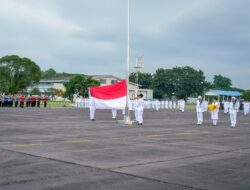 Upacara Penurunan Bendera Merah Putih Berlangsung Lancar dan Khidmat*