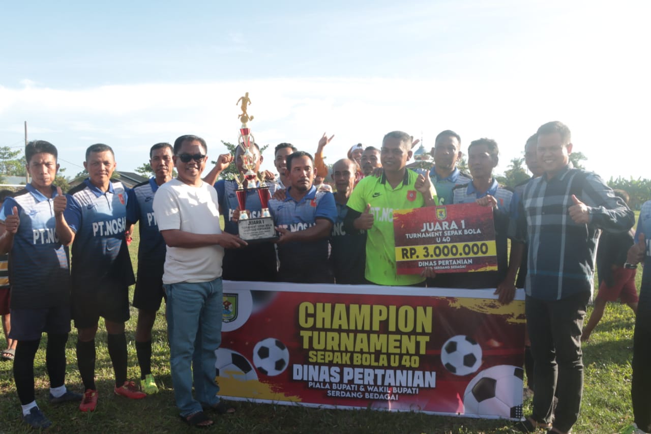 Bupati Tutup Turnamen U-40 Piala Bupati dan Wakil Bupati Sergai Tahun 2024