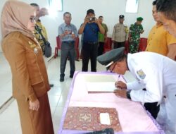 Camat Tanjung Beringin Resmi Lantik Ilham sebagai Pejabat Kepala Desa Tebing Tinggi