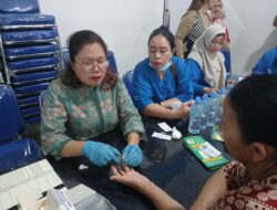 Antisipasi Malaria,Dinkes Sergai Ambil Sampel Darah Warga di Desa Pekan Tanjung Beringin