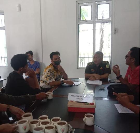 PERMASI Asahan Aksi Berdialog di Kejaksaan Minta Tetapkan Terduga Tersangka Kasus Korupsi Di KPU Asahan