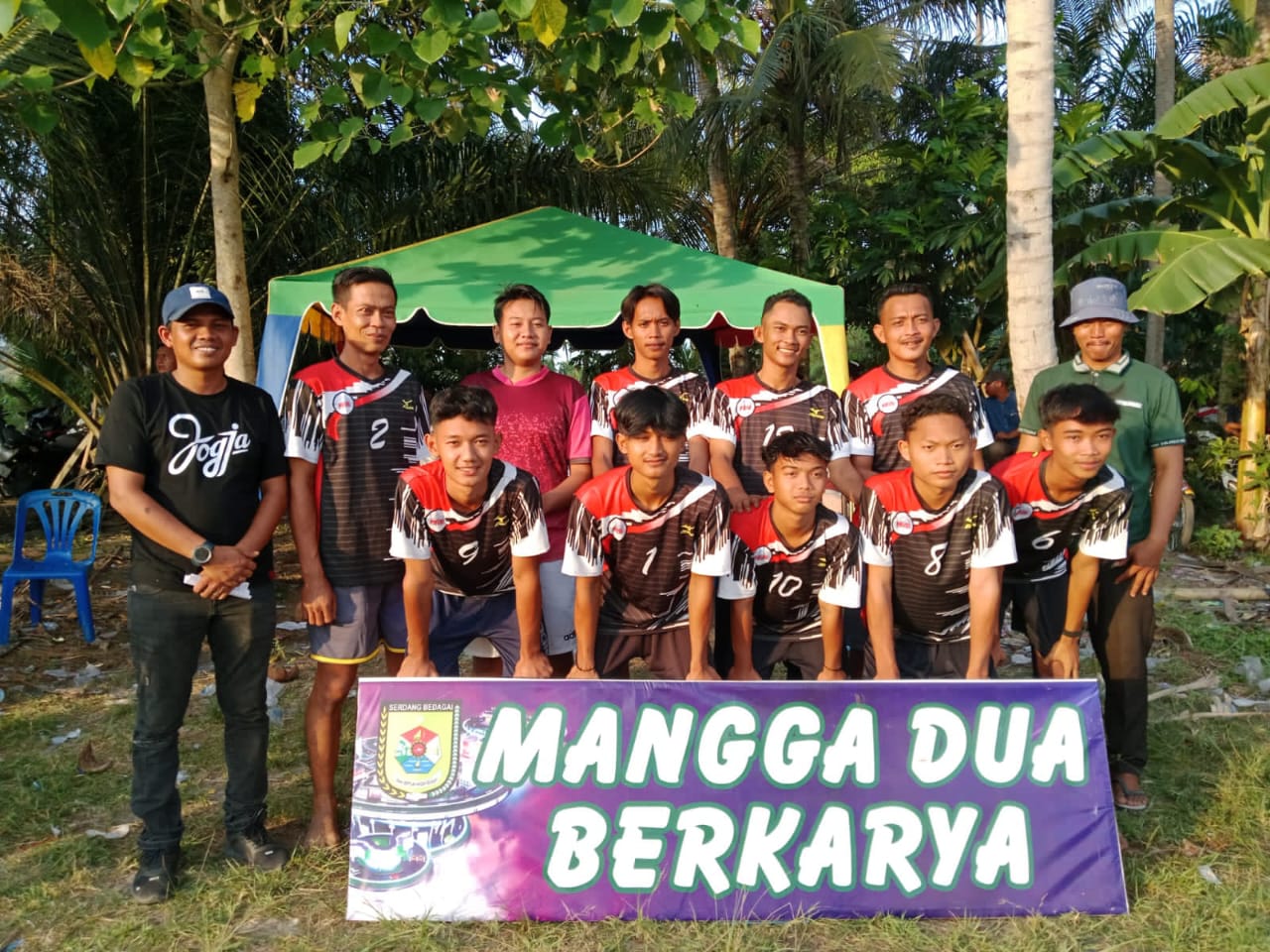 Turnamen Pordes Usia Bebas Resmi Dibuka, Kepala Desa Mangga Dua: "Ini Ajang Silaturahmi dan Pengembangan Bakat"