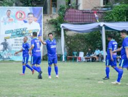 Bupati dan Wakil Bupati Serdang Bedagai Hadiri Pembukaan Turnamen Sepakbola KORPRI di Samosir