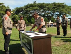 Serah Terima Jabatan 6 Pejabat Utama Polres Serdang Bedagai