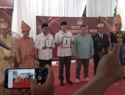 KPU Sergai Gelar Rapat Pleno Terbuka, Paslon DAMBAAN Resmi Dapat Nomor Urut 1