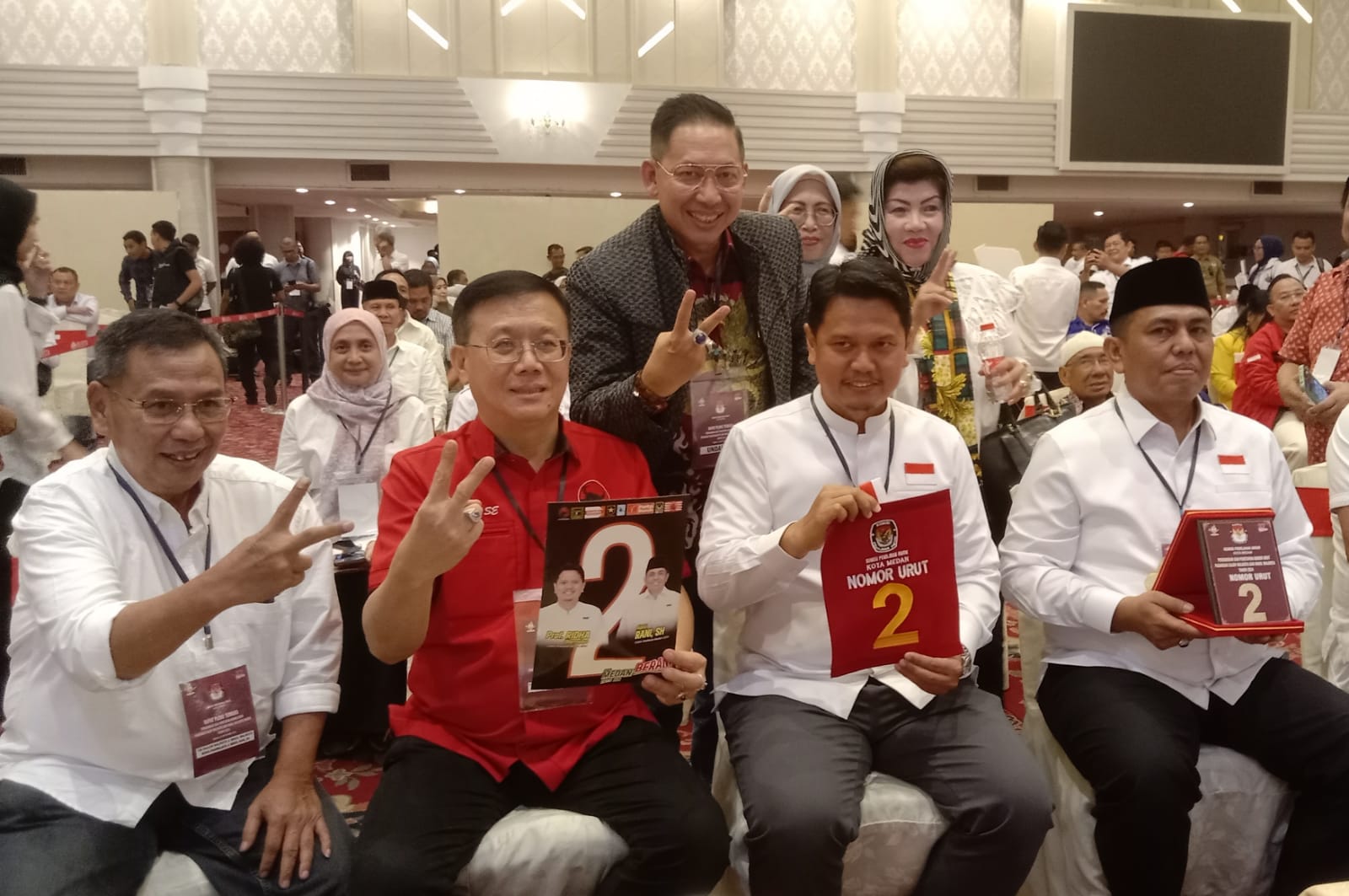 Usai Penetapan Nomor Urut Paslon Cawalkot dan Wawalkot Medan, Wong Chun Sen Pasti Prof. Ridha Dharmajaya dan Abdul Rani Menang