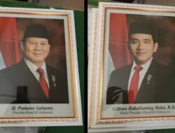 Belum Dilantik, Photo Presiden dan Wakil Presiden RI Baru,Sudah beredar di Kantor 177 Kepala Desa se- Kabupaten Asahan.