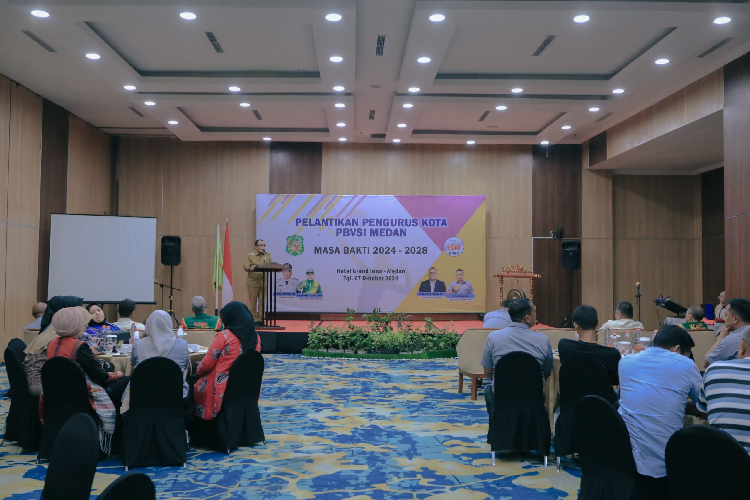 Plt Wali Kota Medan Harapkan Kepengurusan PBVSI dapat Geliatkan Olahraga Voli di Medan