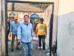 Darma Wijaya Jenguk Korban Kebakaran di Sei Buluh