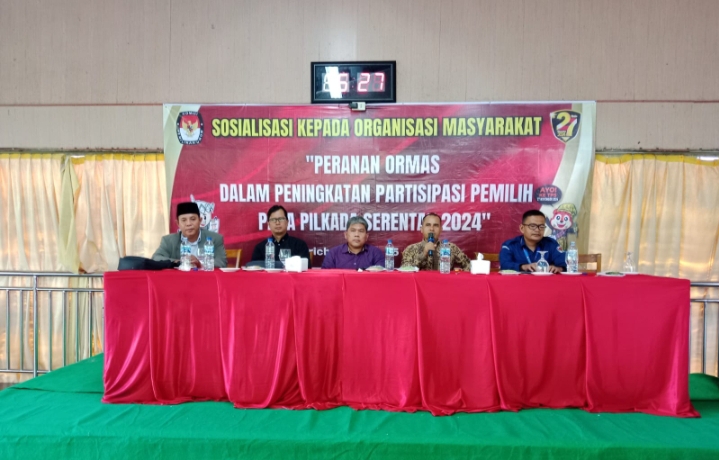 KPU Sergai Gelar Sosialisasi kepada Ormas, Ajak Masyarakat Jadi Pemilih Cerdas dan Adil
