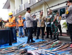 Hadiri Pemusnahan Barang Sajam dan Pengembalian Sepeda Motor Hasil Pencurian, Ini Kata Plt Wali Kota Medan