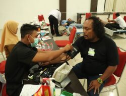 Polres Sergai Gelar Donor Darah Serentak dalam Rangka Hari Jadi Humas Polri ke-73 Tahun 2024