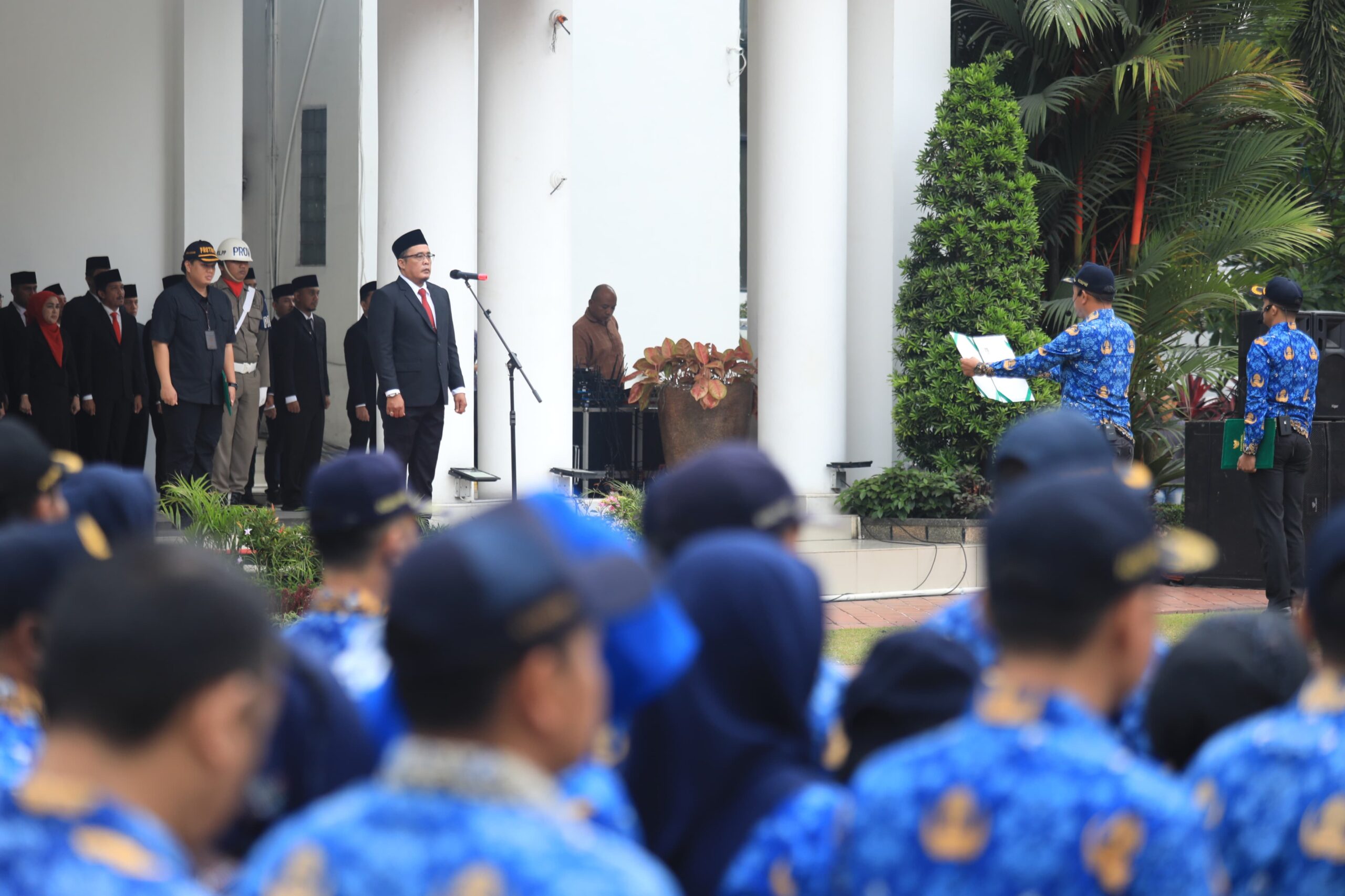 Pimpin Upacara Hari Pahlawan, Aulia Rachman: Semangat Pejuang dapat Digelorakan dengan Menekan Angka Kemiskinan dan Kebodohan