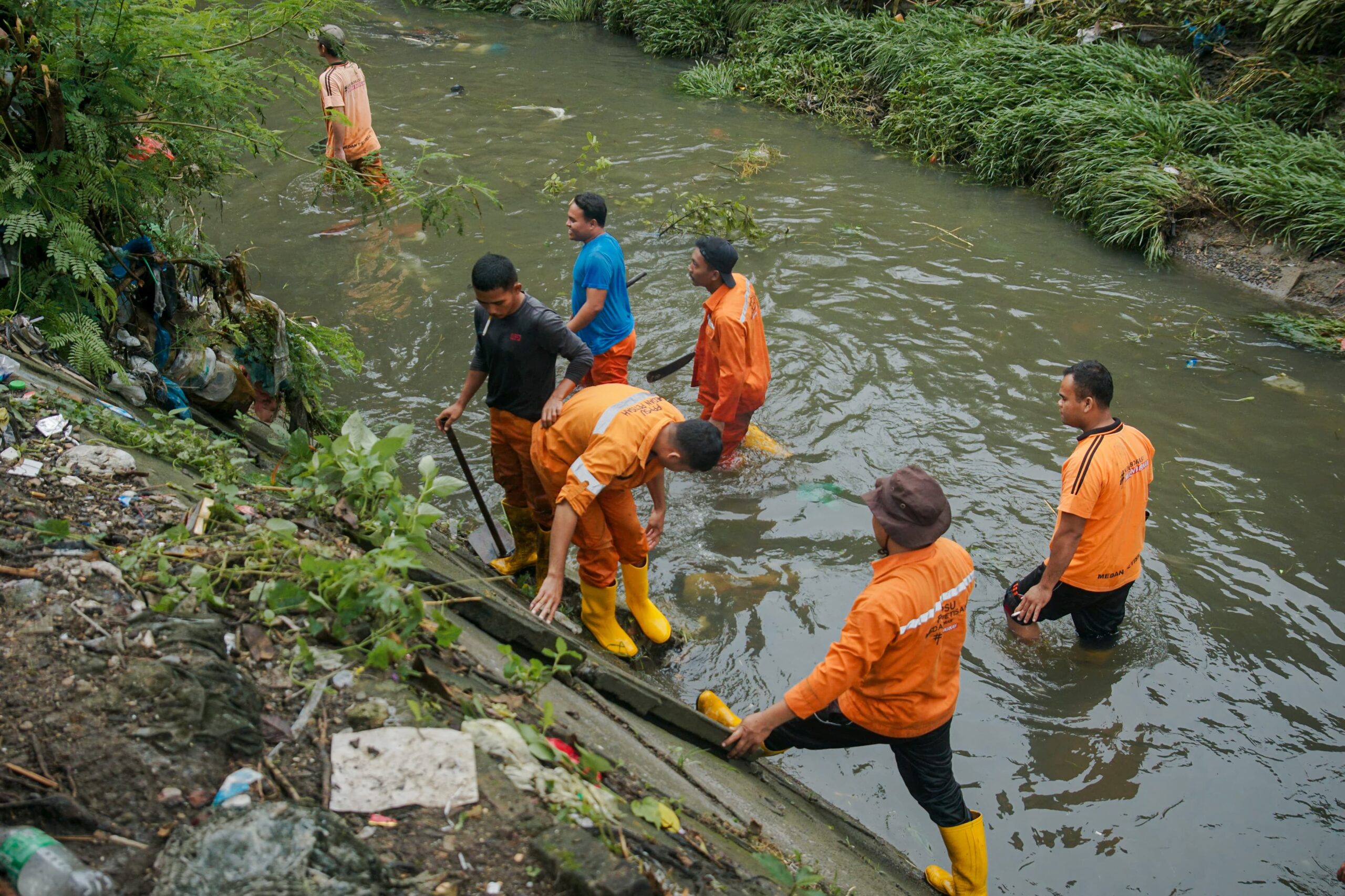 Pemko Medan Apresiasi Polrestabes Medan Lakukan Aksi Bersih Sungai