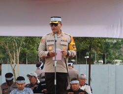 Kombes Gidion Pimpin Apel Potensi Kamtibmas Menuju Medan Aman, Pilkada Damai