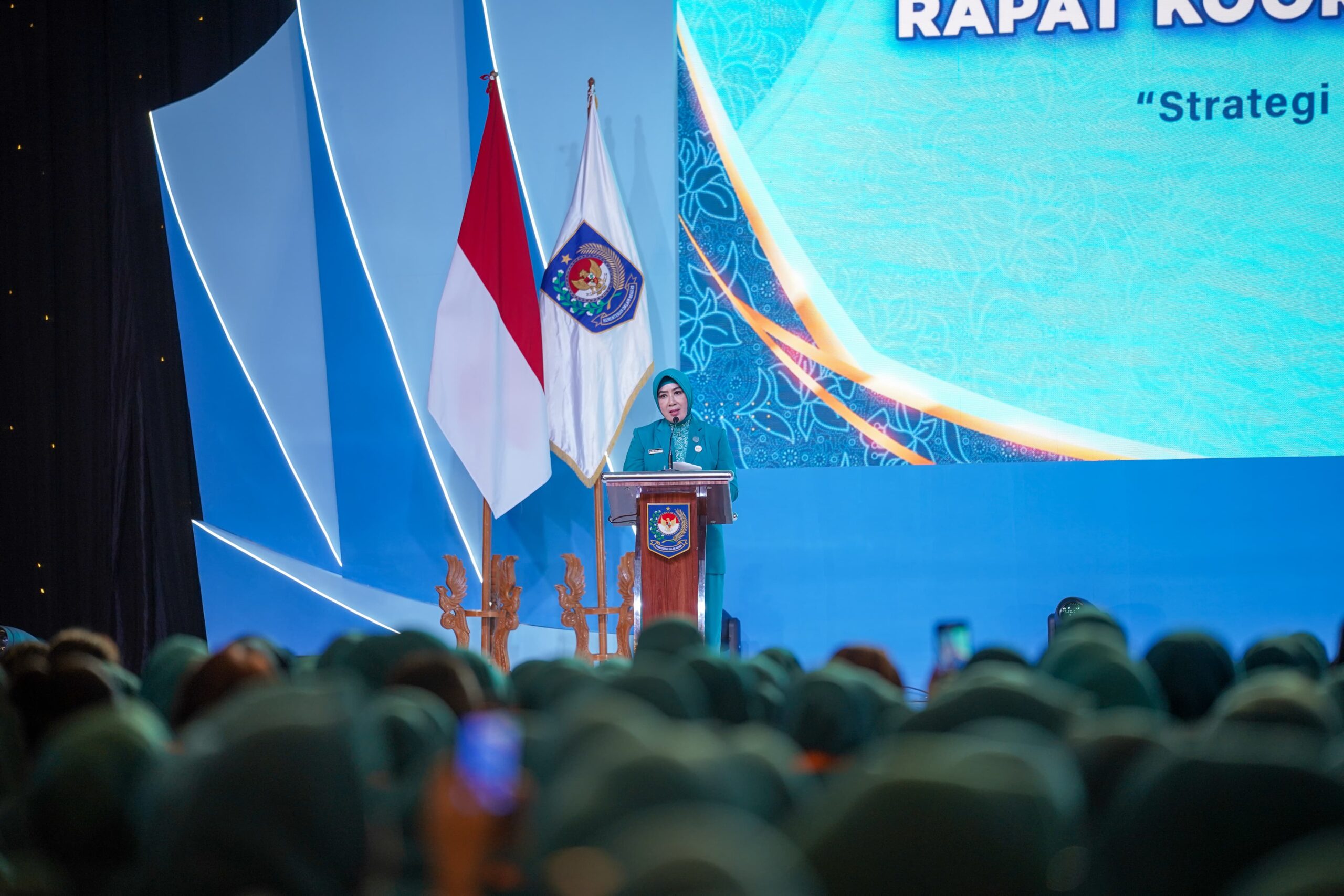 Hadiri Pelantikan Ketum dan Pengurus TP PKK Pusat Periode 2024-2029