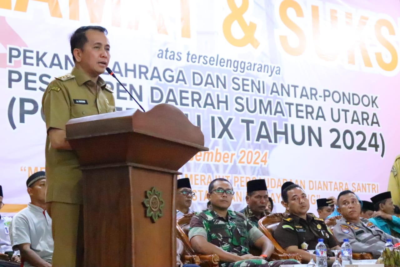 Buka Pospedasu IX 2024 Pj Gubsu : Kalian Harus Bisa Harumkan Sumut Dipentas Nasional