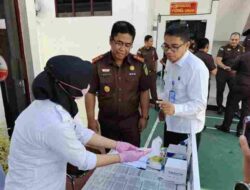 Kejaksaan Negeri Kisaran lakukan Test Urine Mendadak