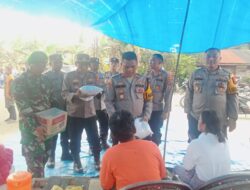 Wakapolres Sergai Berikan Bantuan Sosial untuk Korban Kebakaran di Desa Sei Buluh Estate