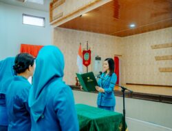 Kahiyang Ayu Lantik 4 Ketua TP PKK Kecamatan dan Kukuhkan Jadi Bunda PAUD