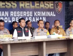 Enam Orang Siswa SLTP tergabung Gemot lagi beraksi membawa Sajam di Asahan di Amankan Polisi