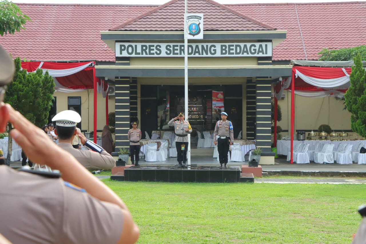 Polres Serdang Bedagai Gelar Apel Pengamanan Malam Pergantian Tahun 2024-2025
