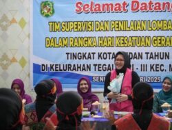 Tim TP PKK Medan Lakukan Supervisi UP2K ke Kelurahan Tegal Sari III