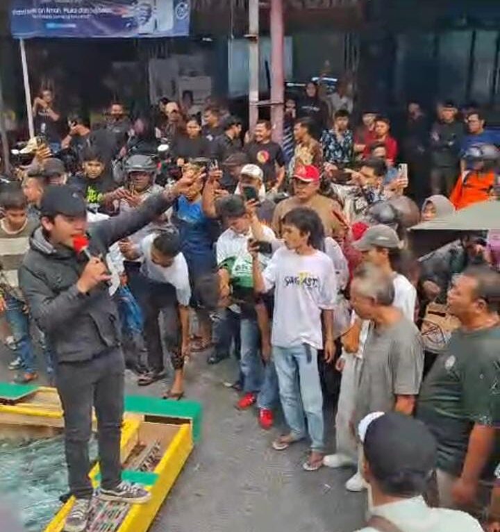 Gerakan Pemuda Ansor geruduk lokasi Arena Perjudian Game zone di Asahan