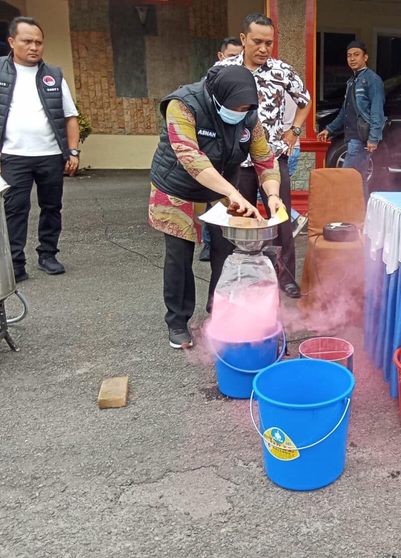 Polres Asahan Panggil Alat Penggiling Incinerator dari BNNP Untuk Pemusnahan Barang Bukti Narkotika