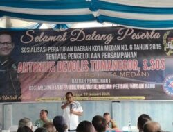 Antonius Devolis Tumanggor dari Fraksi Nasdem Sosperda Soal Sampah Pada Warga
