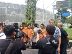 Empat Pelaku Pencurian di Tol Medan Tembung Ditangkap Kurang dari Satu Jam