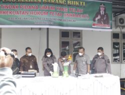 Kejaksaan Negeri Serdang Bedagai Musnahkan Barang Bukti Narkotika