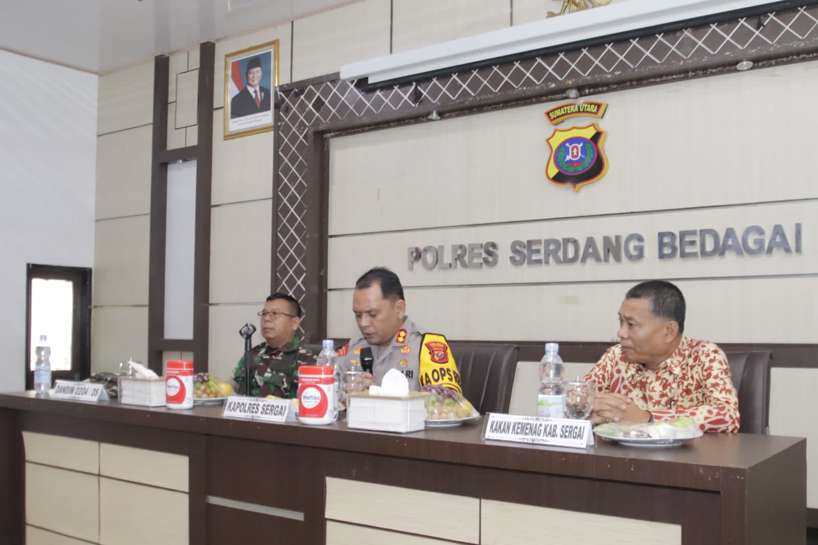 Polres Sergai Gelar Rakor Persiapan Keamanan Perayaan Tahun Baru Imlek 2576 Kongzili