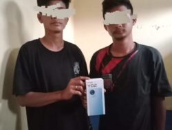 Bobol Atap Rumah Warga,Dua Pelaku Berhasil Diamankan