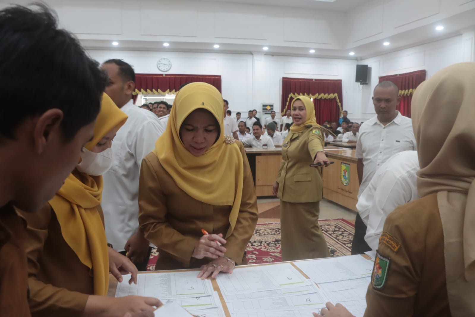 Pemkab Sergai Gelar Apel Gabungan dan Tes Urine bagi Tenaga Honorer
