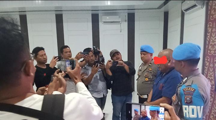 Satu pelaku dari tiga tersangka Persetubuhan anak dibawah umur di amankan Polres Asahan