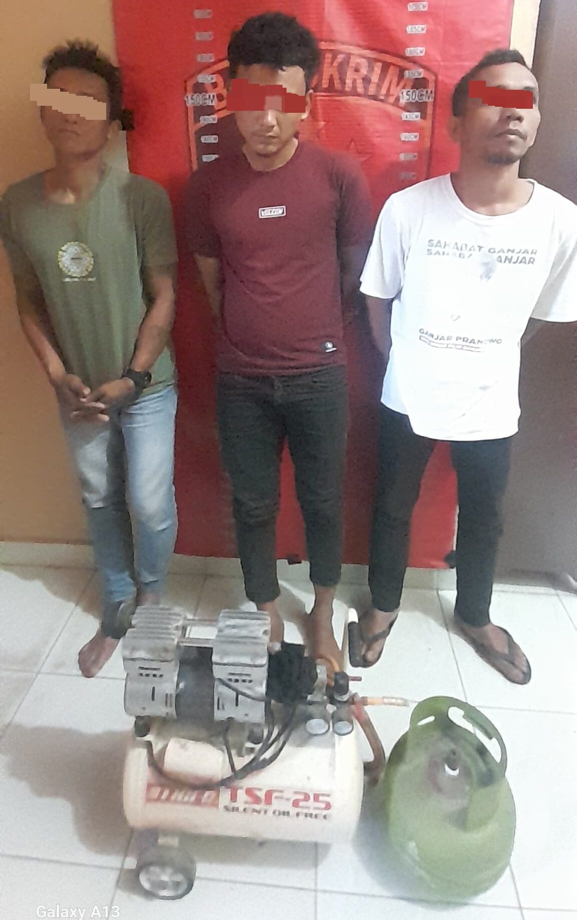 Polsek Dolok Masihul Ringkus Dua Pelaku dan Satu Penadah Pencurian di Sergai