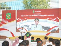 Sebelum Dilantik Jadi Gubsu, Bobby Nasution Resmikan Hasil Revitalisasi Lapangan Merdeka